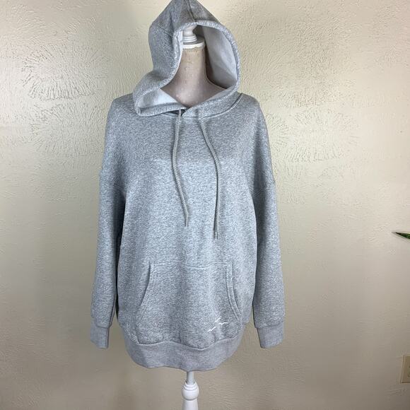 LazyPants Hoodie M Sweatshirt Gray Cooper NWT - Picture 3 of 9